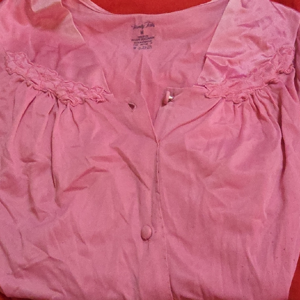 Vanity Fair Pink Pajama Top